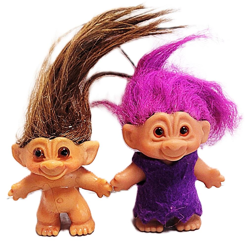 3" Vintage Old & New Besties Troll Doll